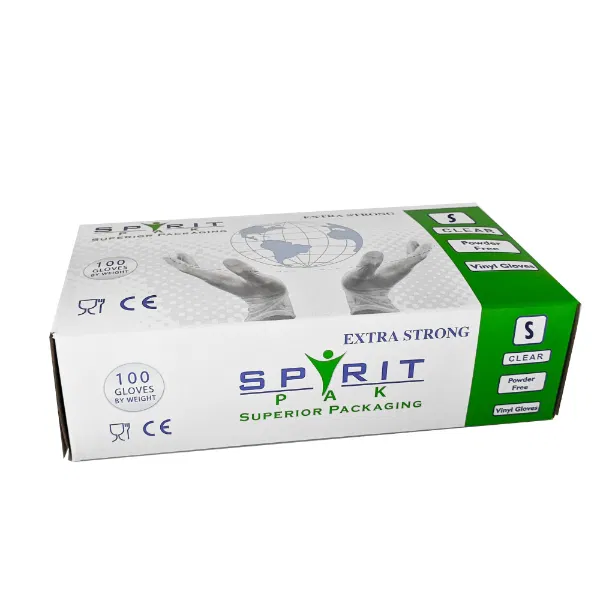 Clear Vinyl Gloves Powder Free SMALL