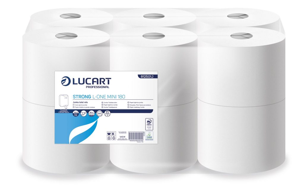 Lucart L-one Mini Strong Toilet Tissue