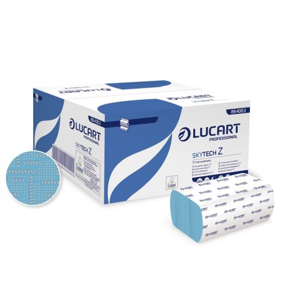 Lucart Skytech Z - Fold Hand Towel Blue 2 Ply