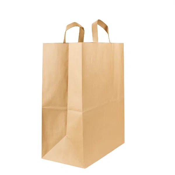 Small Kraft Carrier Bag with Handle (190x80x250)