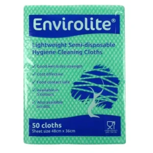 Envirolite Folded Cleaning Cloth Green