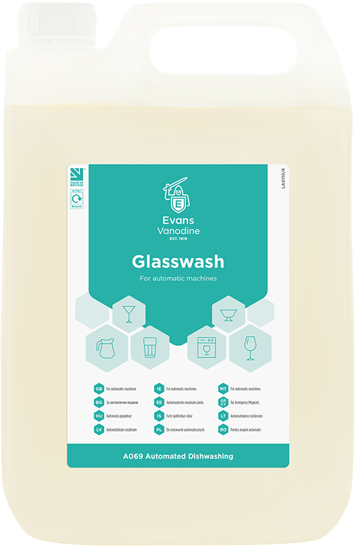 Evans Clear Glasswash (5L x2)