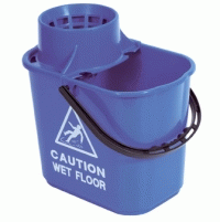 Plastic Wringer Bucket 15L Blue