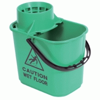 Plastic Wringer Bucket 15L Green