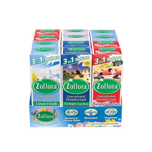 Zoflora 3 in 1 Disinfectant (120ml x 12)