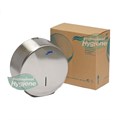Mini Jumbo Toilet Roll Dispenser Brushed Steel