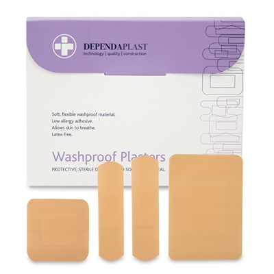 Assorted Washproof Plasters 100's